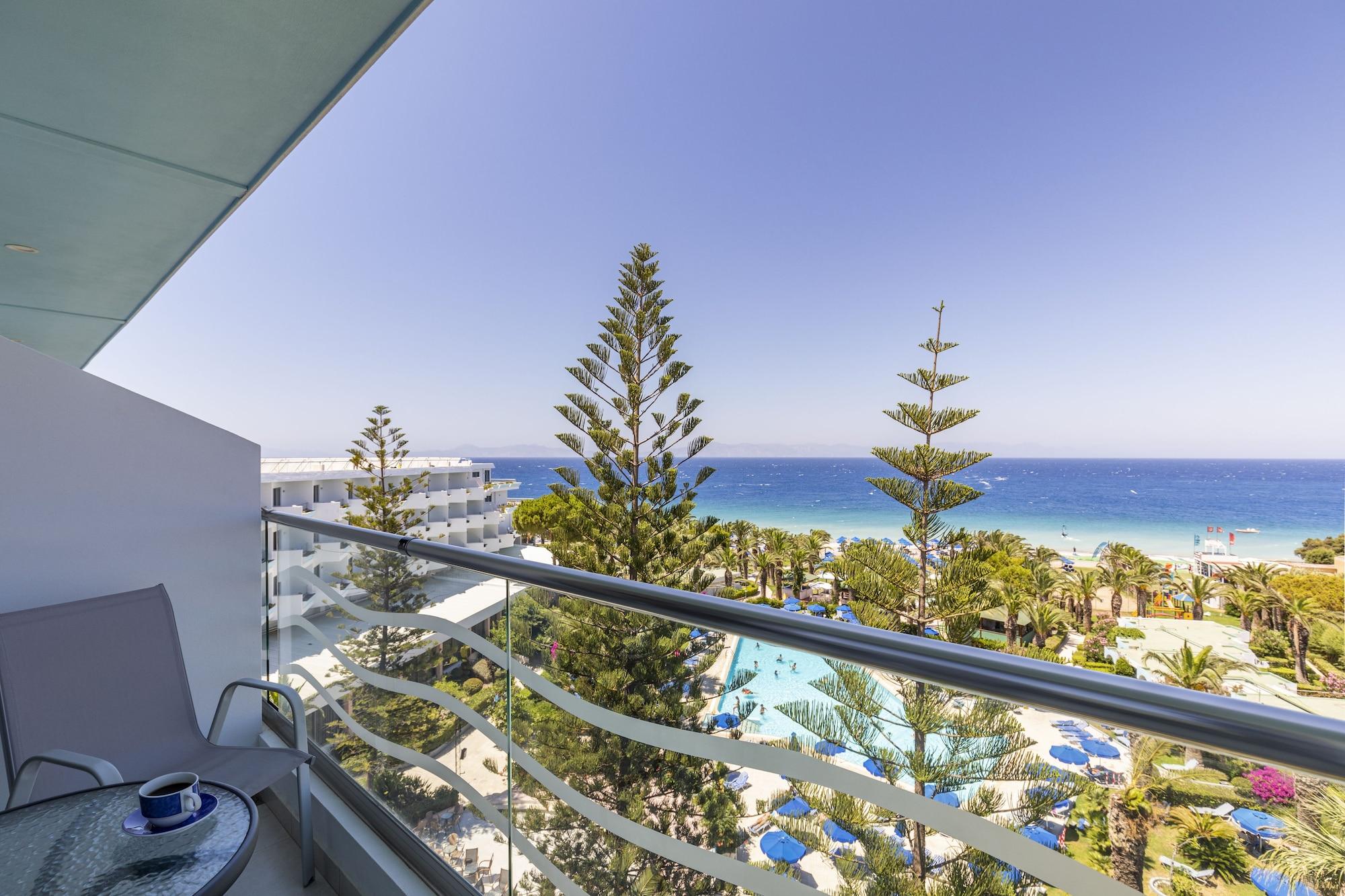 Blue Horizon Hotel Ialysos  Bagian luar foto