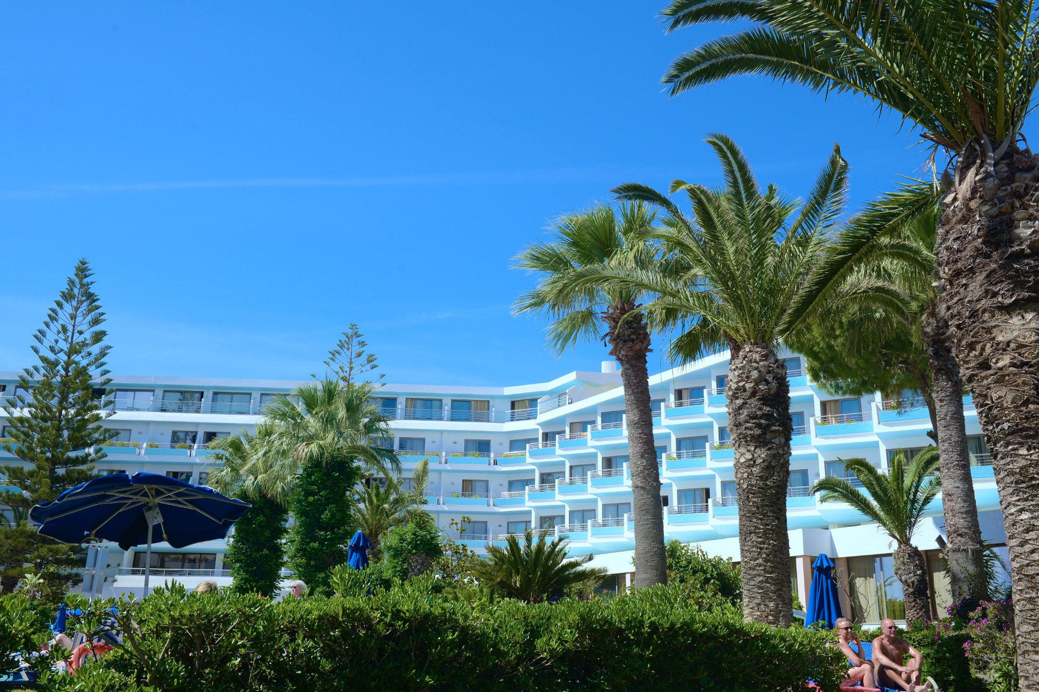 Blue Horizon Hotel Ialysos  Bagian luar foto