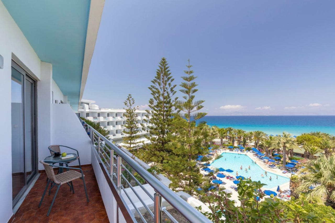 Blue Horizon Hotel Ialysos  Bagian luar foto
